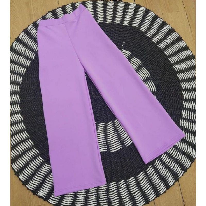 ROK PLIKET JUMBO MURAH BAWAHAN WANITA-Lavender