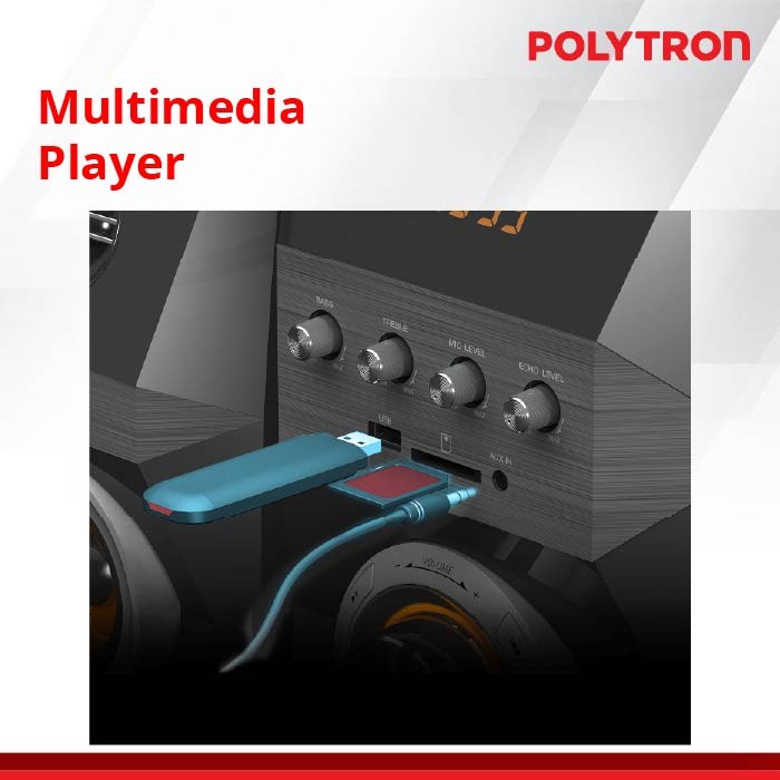 POLYTRON Multimedia Speaker PMA 9522 /B / PMA9522