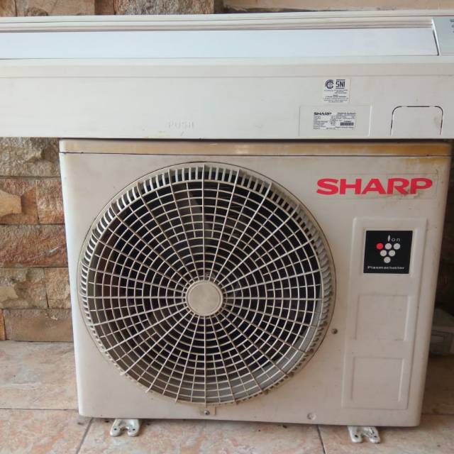 pendingin ruangan ac 3 per 4 pk kipas sharp bekas tapi masih bagus dan murah