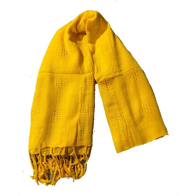 SELENDANG POLENG | SELENDANG BALI RAJUT | SELEMPOT CATUR-Kuning 3