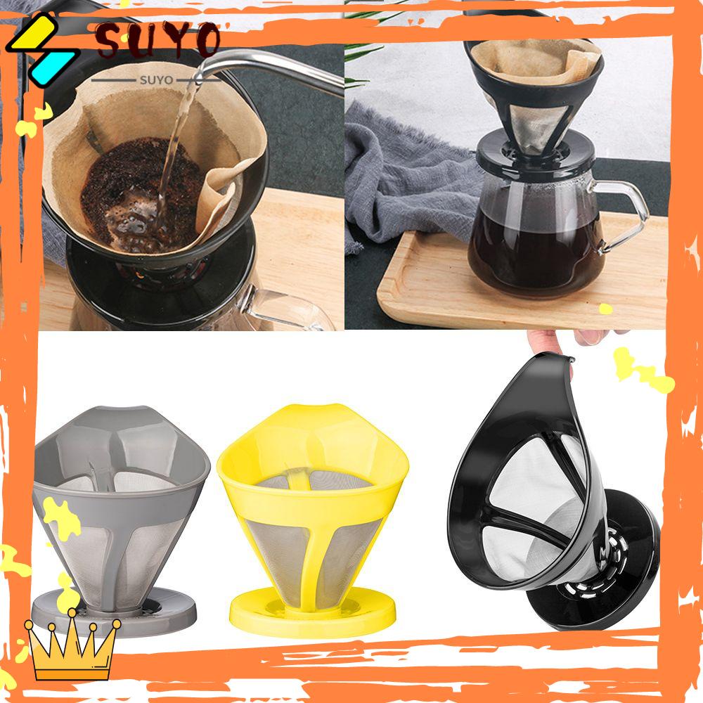 Suyo Dripper Kopi 1-2 Cup Bahan Metal Anti slip