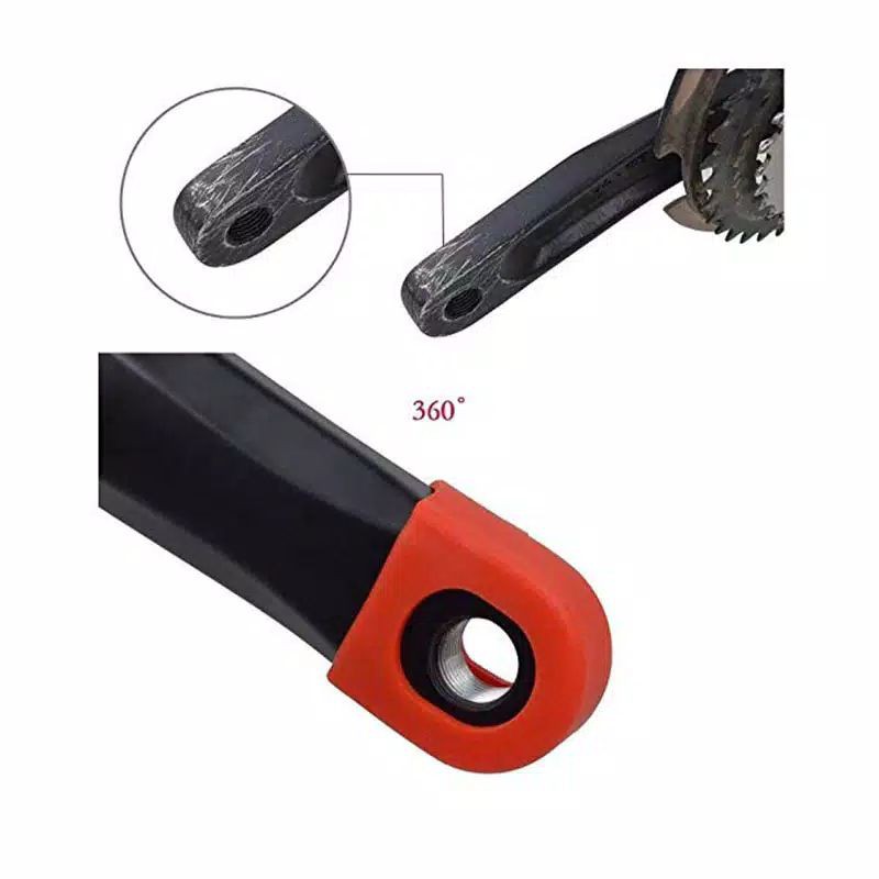 pelindung Arm (lengan engkol) sepeda bahan silikon lembut dan lentur