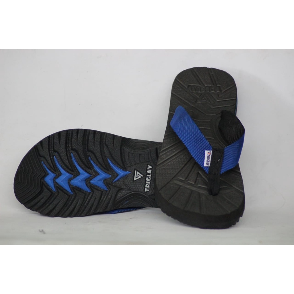 Sandal Triglav Original 100%/Sandal Jepit Triglav Sol Hitam/Sandal Outdoor Pria