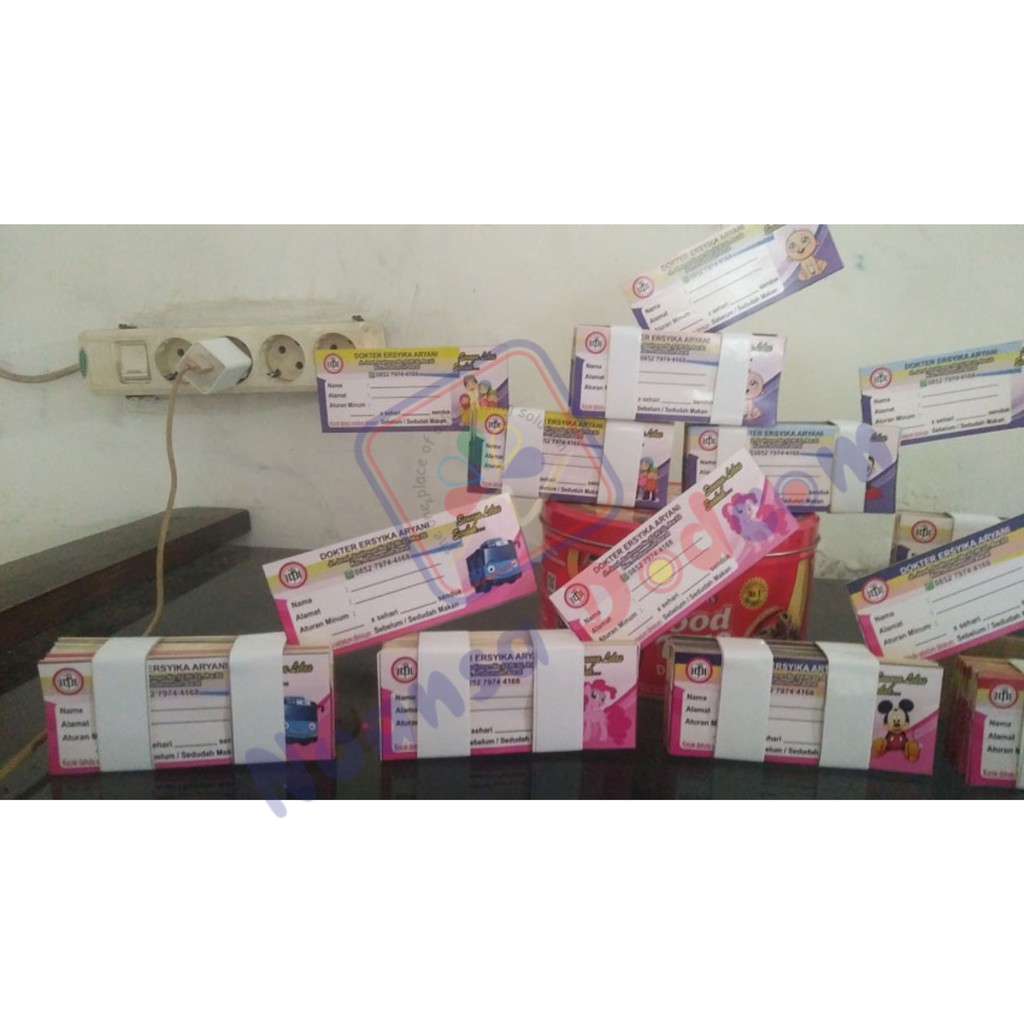 

LABEL STICKER SIRUP 250 PCS CANTIK DAN MURAH