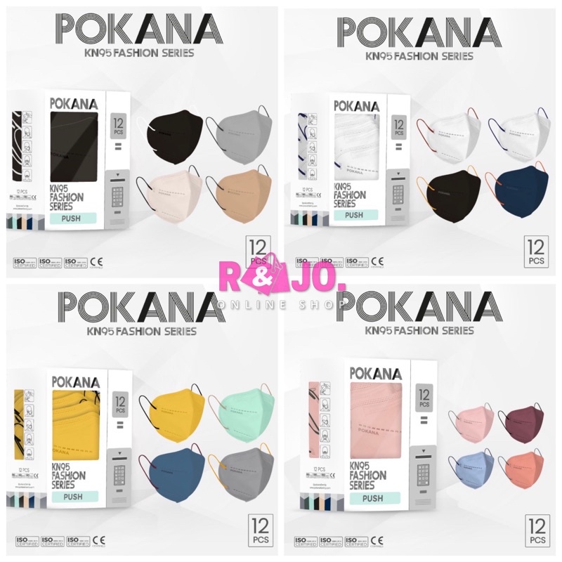 Masker Pokana KN95 Masker Medis isi 12 pcs