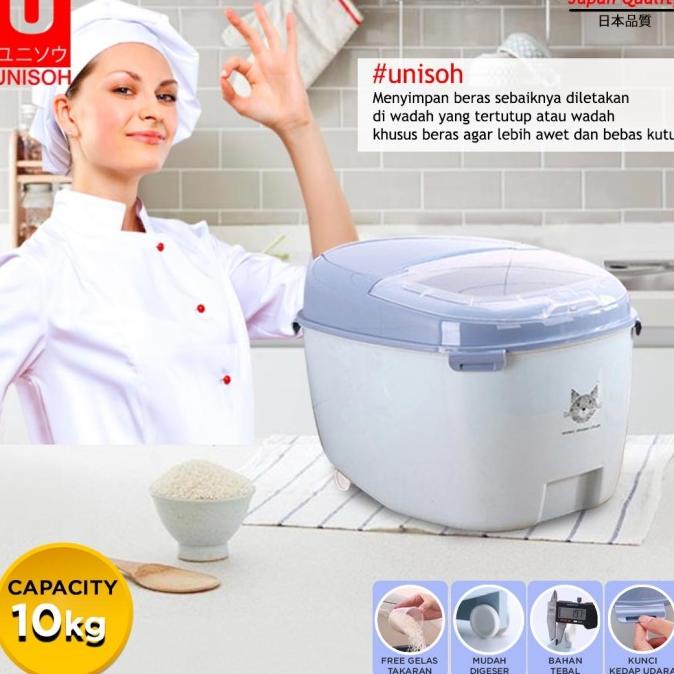 UNISOH TEMPAT BERAS 10 KG