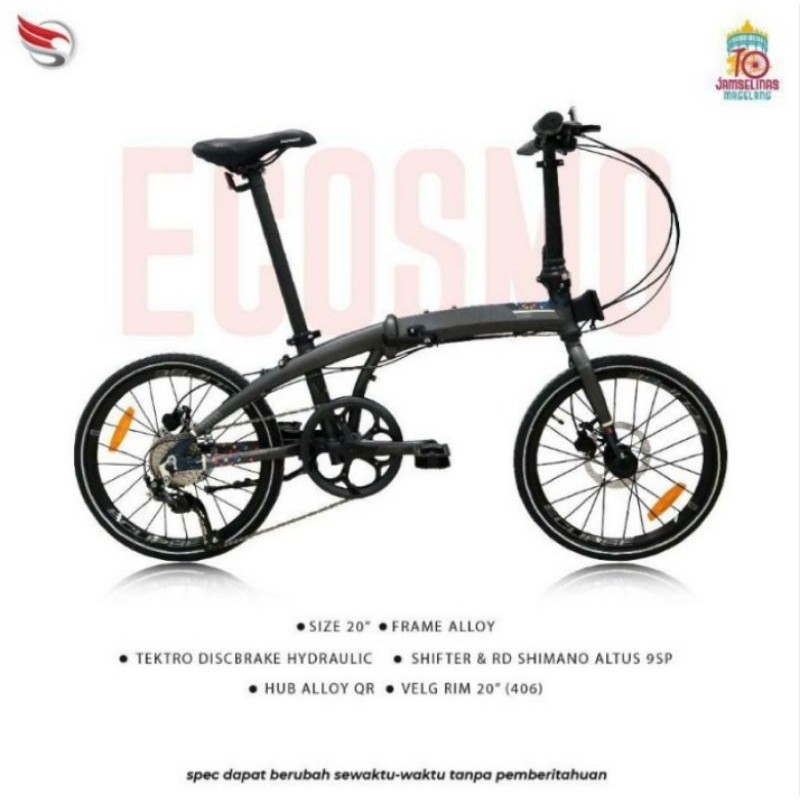 Sepeda Lipat Element Ecosmo Jamselinas