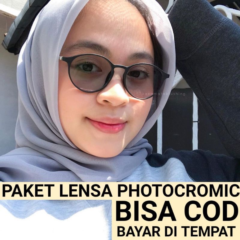 Frame lensa antiradiasi | Kacamata Photocromic | Kacamata Minus | Gratis lensa Photocromic | kacamata wanita | kacamata murah | bisa cod | Kode 21471