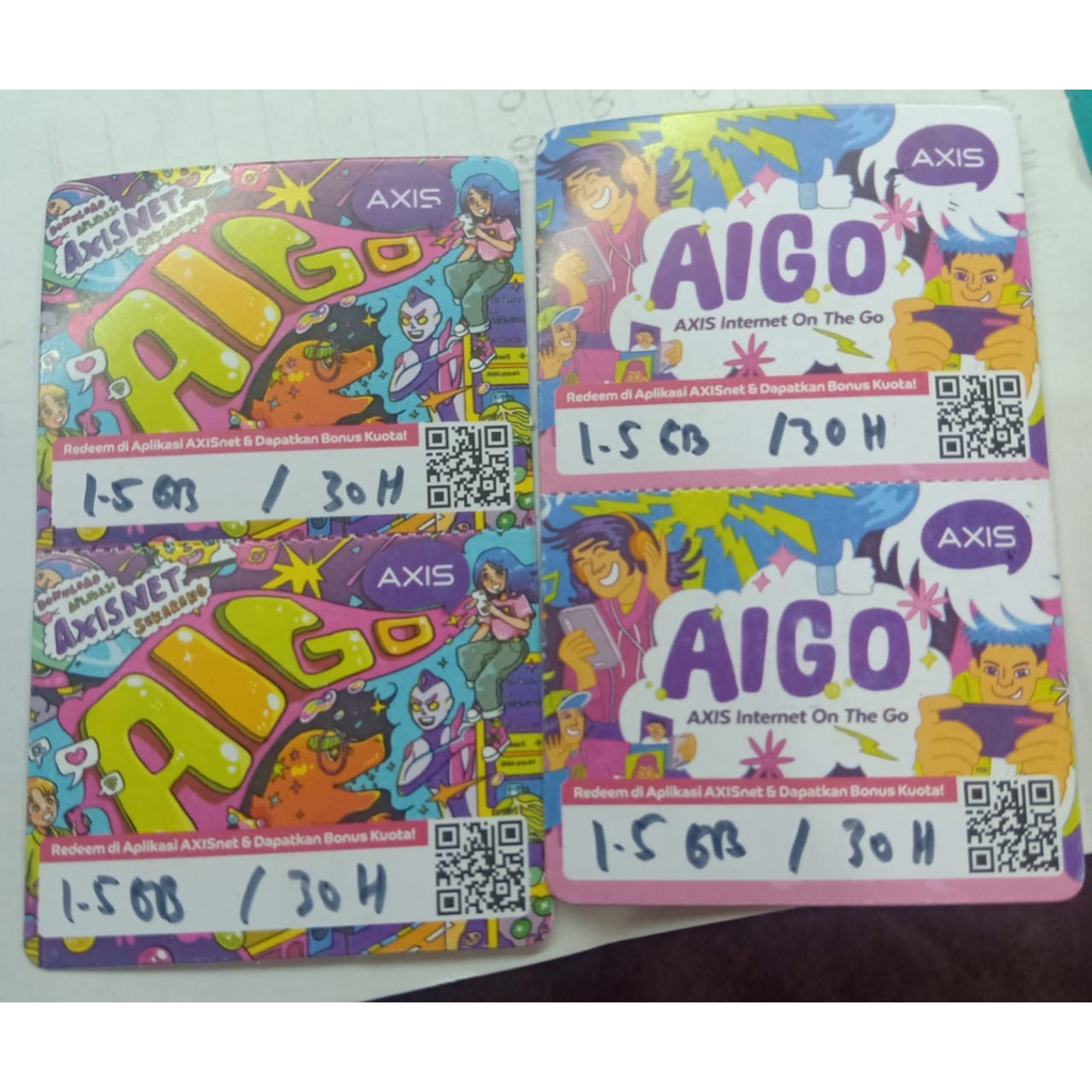 VOCHER AXIS 1.5GB 30 HARI