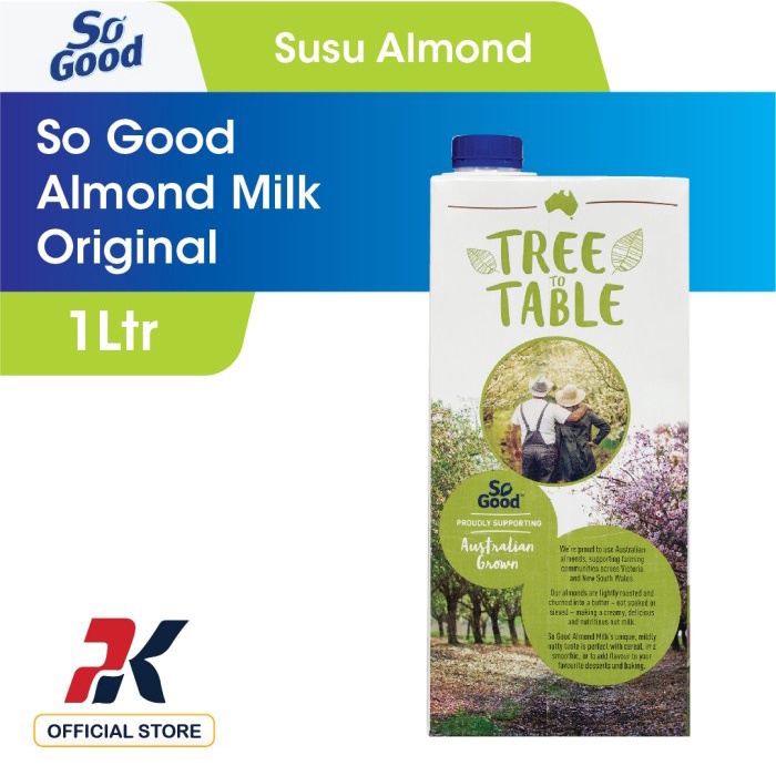 

Ee51 So Good Almond Milk Original 1 Ltr 6Gggddv