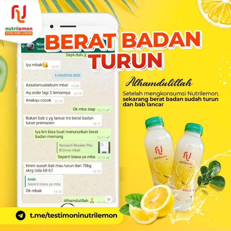 

NL NUTRILEMON BY OSB NUTRI LEMON SARILEMON JUS DIET