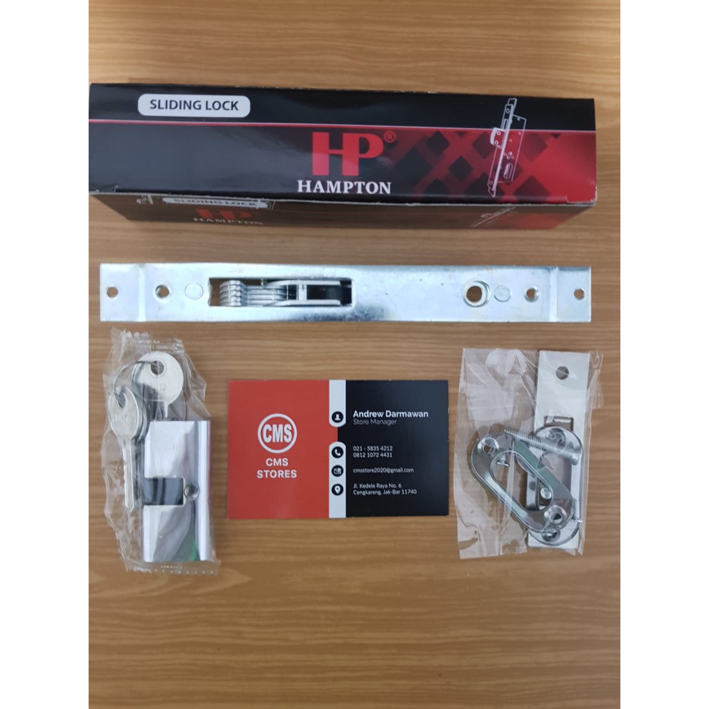 KUNCI ALUMUNIUM SLIDING KAIT / KUNCI PINTU GESER KAIT 5423 HAMPTON