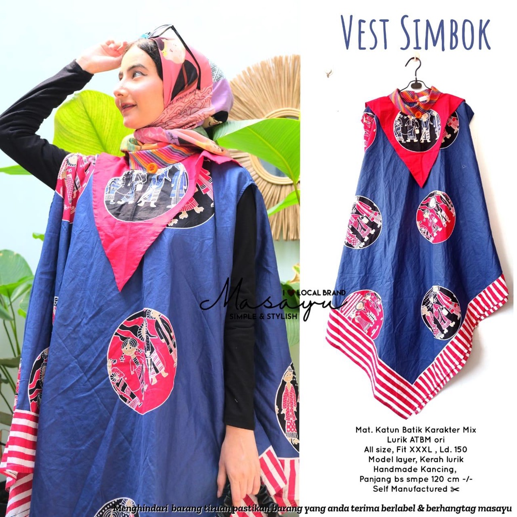 Vest simbok ori by masayu