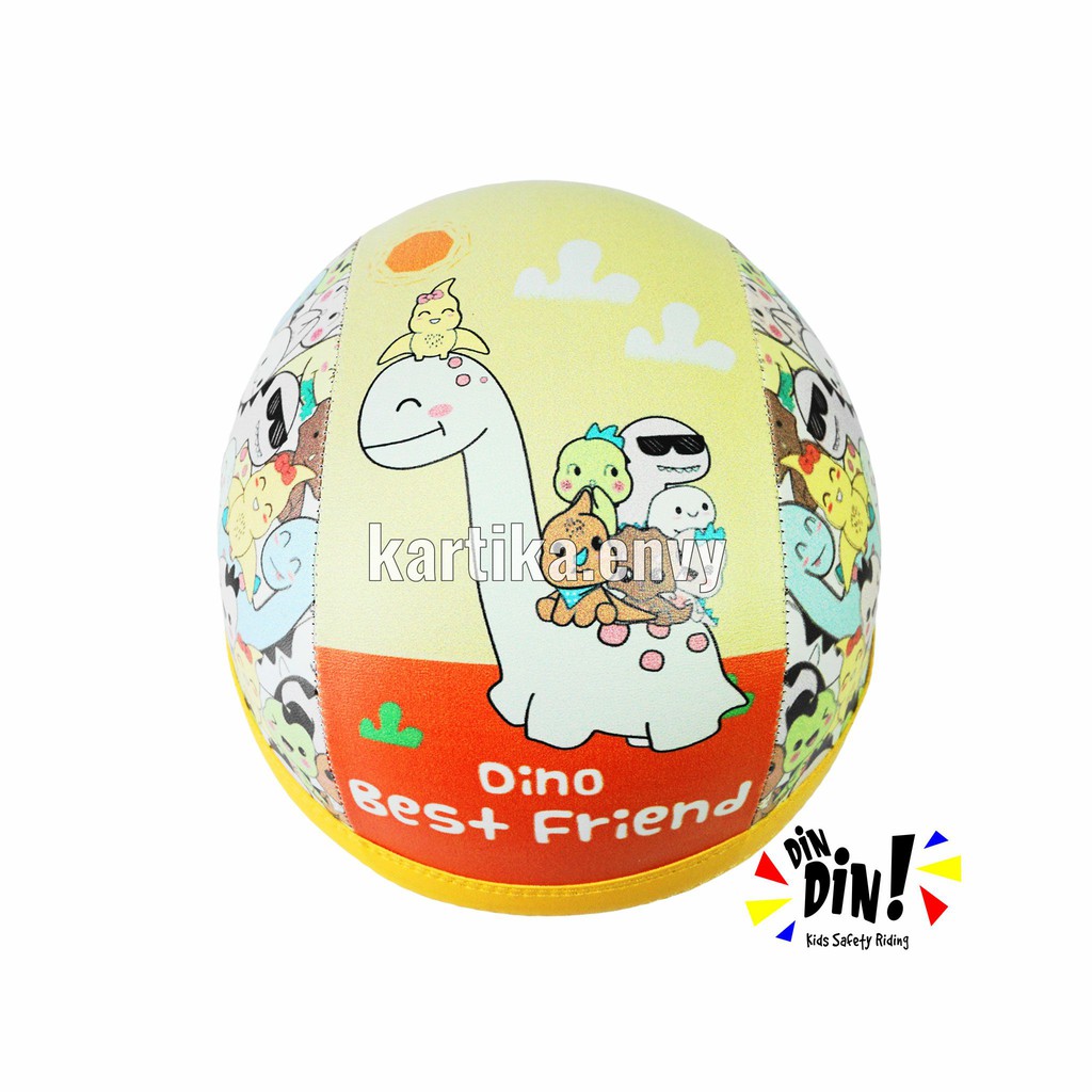 DinDin Kids Helm Anak Balita Dino Best Friends