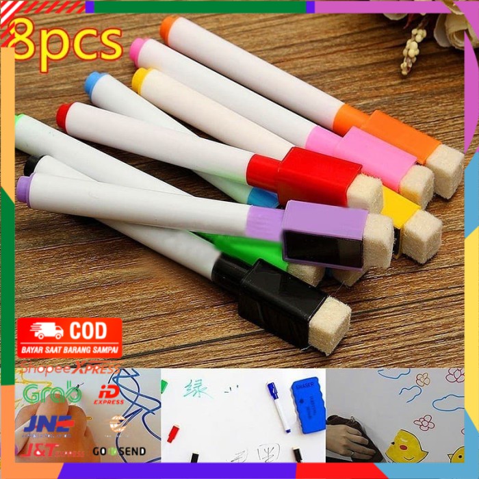 

✨ BISA COD ✨ Mainan anak edukasi - spidol white board anak - marker papan tulis