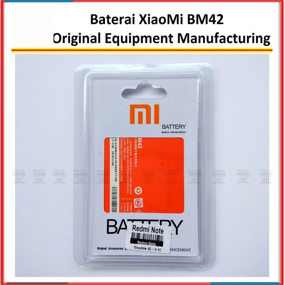 Baterai Battery Batre Xiaomi Redmi Note 1 BM42 Original