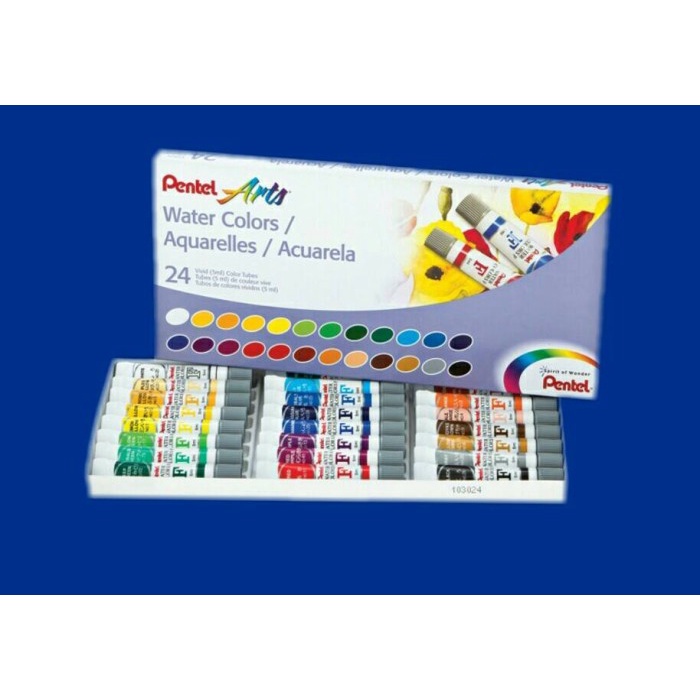 

Kusus Hari Ini Cat Air / Watercolour Pentel 24 Warna Hot Sale