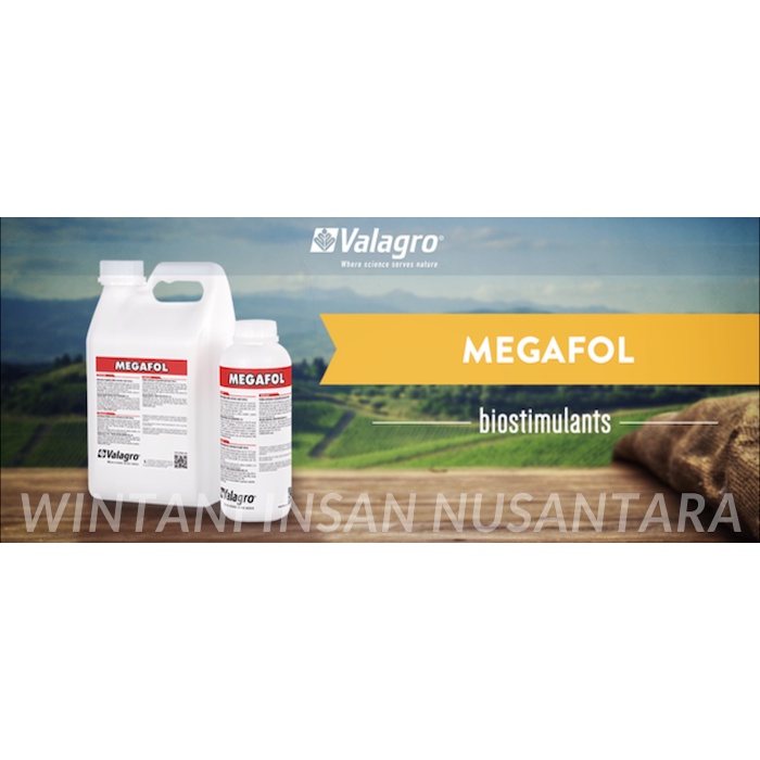 Pupuk Organik Cair Valagro MEGAFOL Biostimulant isi 1 Liter - ANTI STRESS PADA TANAMAN