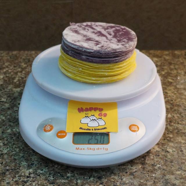 

Kulit Dimsum Pelangi Mix 2 warna