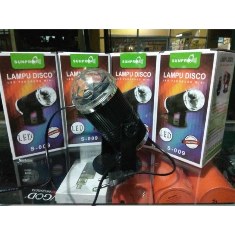 Lampu Disco Stand Mitsuyama MS-357 - Lampu Disko sensor Suara Ms-357