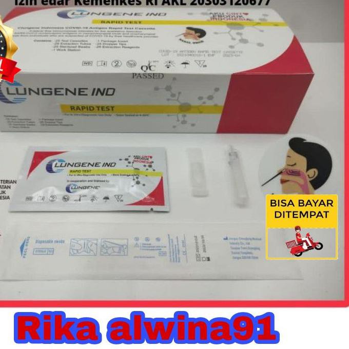 ✵ Swab Hidung Mandiri Kit AG 1pcs AKL ♡