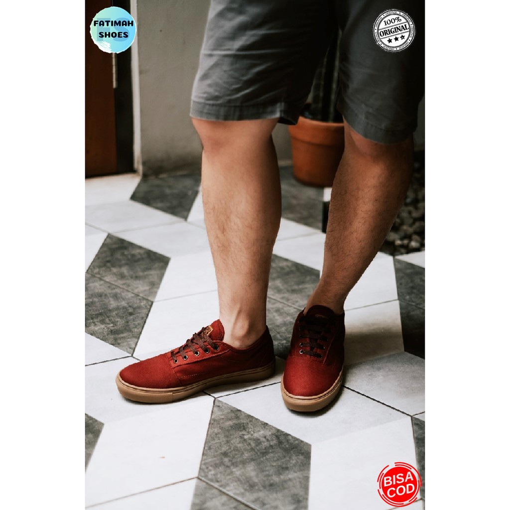 FATIMAHSHOES - Sepatu Casual Pria Termurah Original Handmade Shoes Sepatu Sneakers Pria Sepatu Cowok Sepatu Snekers