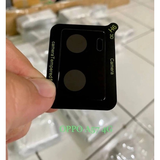 Tempered Glass Camera Oppo Reno 6 4G / Oppo A57 4G 2022 Full Frame Black Pelindung Kamera full