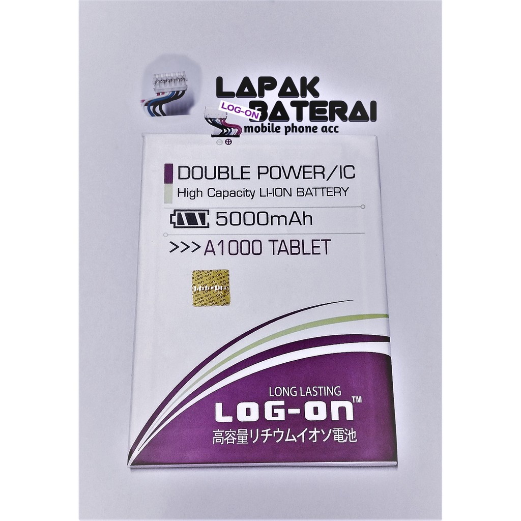 LOG - ON Baterai Lenovo TAB A1000 A3000 A3300 A5000 - L12T1P33 - batre lenovo tablet battery ORIGINAL