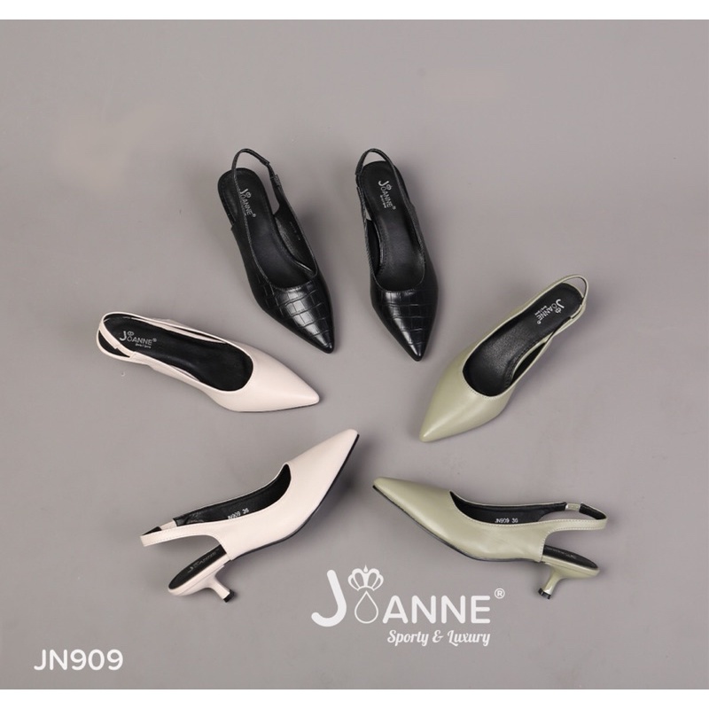 RESTOCK!! [ORIGINAL] JOANNE Slingback Heels Shoes Sepatu Wanita #JN909