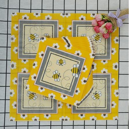 Decoupage Napkin - Tissue Decoupage 2Ply AN - Bee