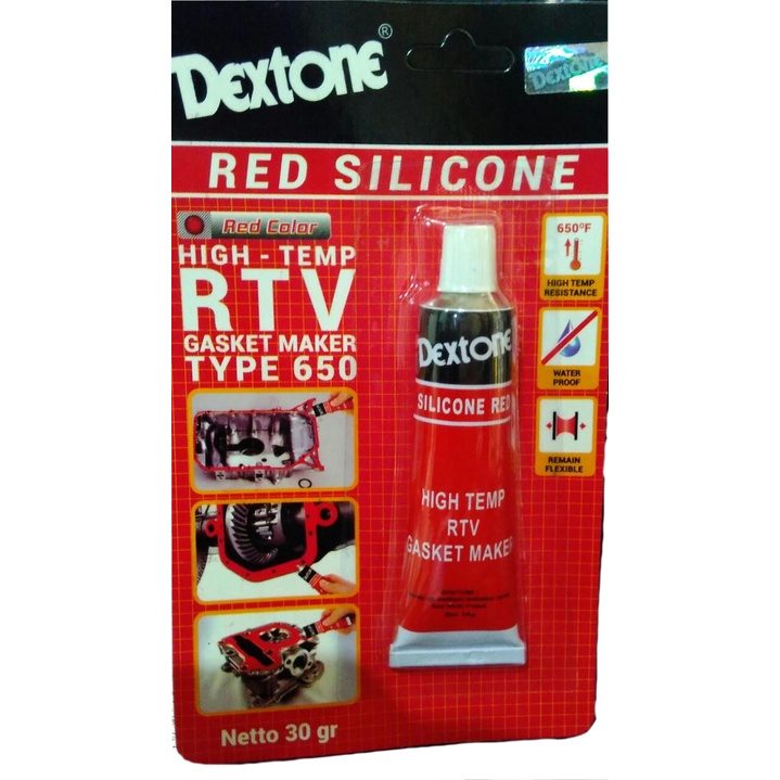 Lem Silicone Red Dextone