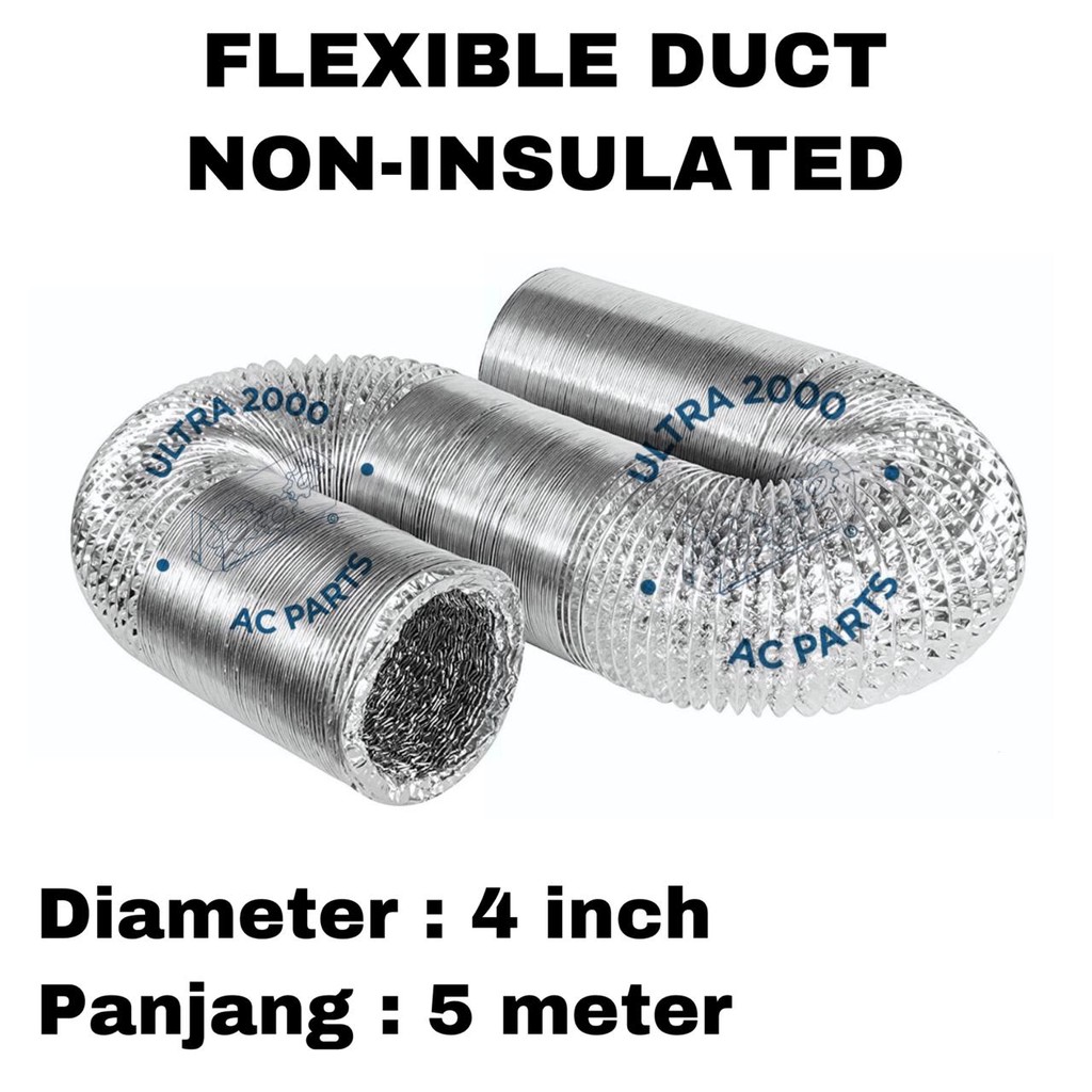 Flexible Duct 4” GOOD QUALITY 5M