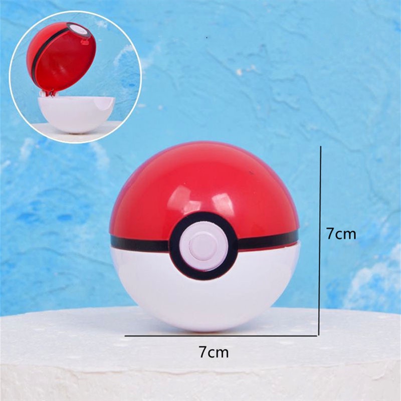 1pc Action Figure Pokemon Pokeball Bahan PVC Untuk Koleksi