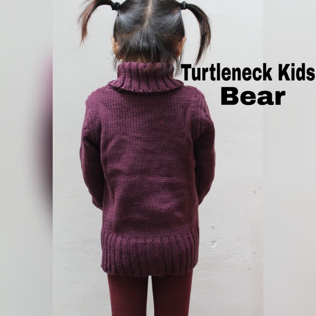 IMPORT MOLLAD Turtleneck Kids Rajut Wool Turtleneck Anak Winter Musim Dingin