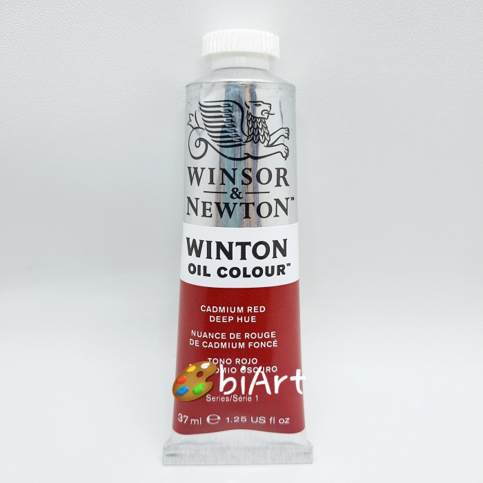 

INTA | Cat Minyak Winton Oil Colour 37 ml Cadmium Red Deep Hue Winsor & Newto Kekinian Terlaris