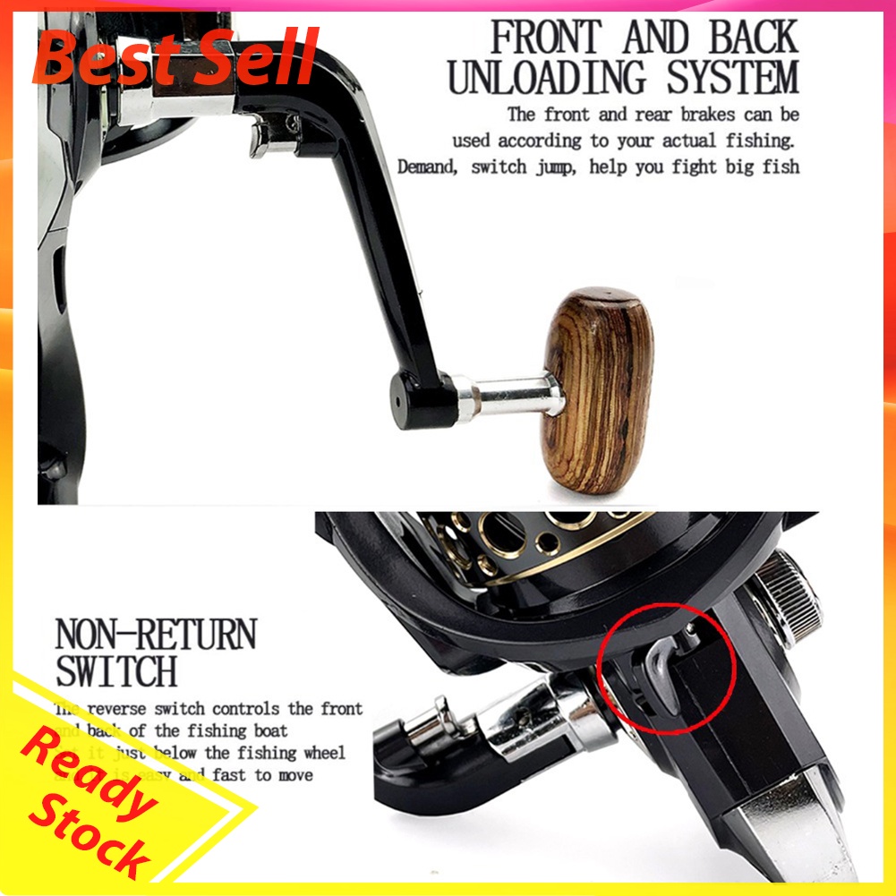 BK 13BBs Right Left Hand 5.2/1 / 4.7/1 Metal Line Cup Spinning Fishing Reel