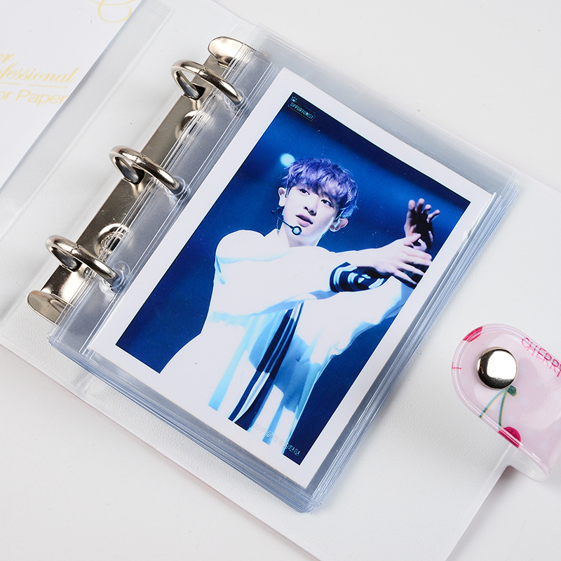 Mini 3 Inch One Pocket Photo Binder Cover Photo Album Kpop  Shell