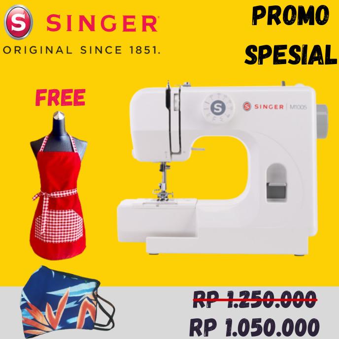 ;&;&;&;&] Mesin Jahit Mini Portable SINGER M1005