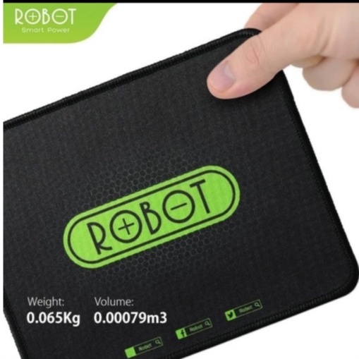 Mouse Pad Robot RP01 Black - Robot Mousepad Hitam- mousepad robot RP01 Original