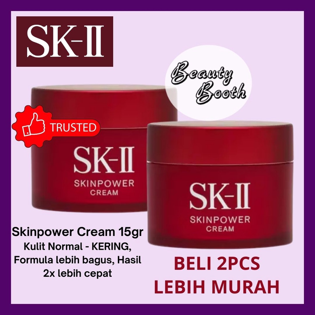 SK-II SKII SK2 Skinpower Cream 15gr 2pcs Skin Power Cream 15gr 2pcs