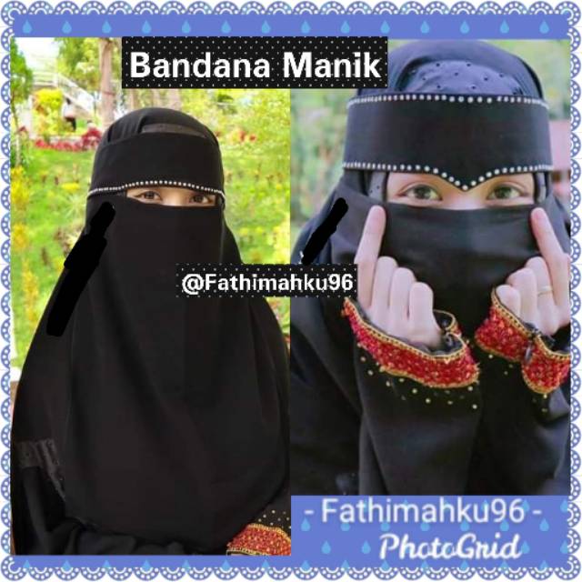 Bandana Manik/Niqob Elang manik/Niqab Bandana