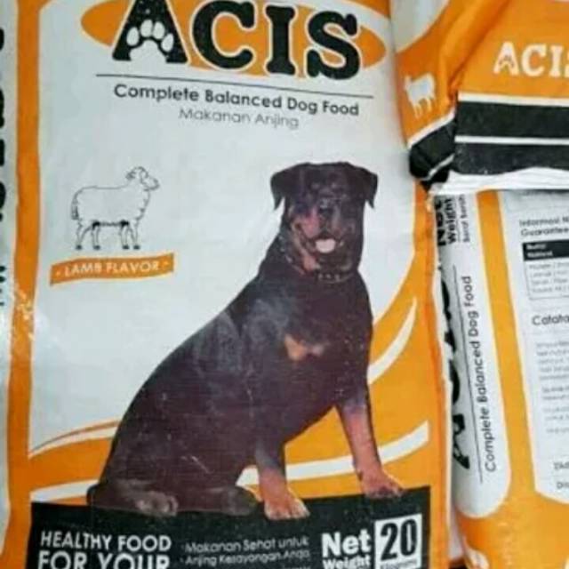 Acis dog food  makanan anjing kering dry food rasa sapi domba beef lamb...