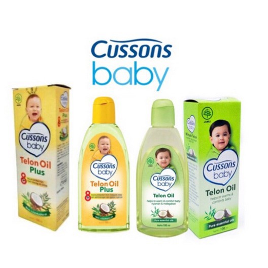 Cussons Baby Minyak Telon Hijau / Kuning 60ml