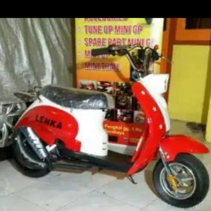 MOTOR MINI LENKA SCOOPY 50CC MESIN 2TAK Best Seller