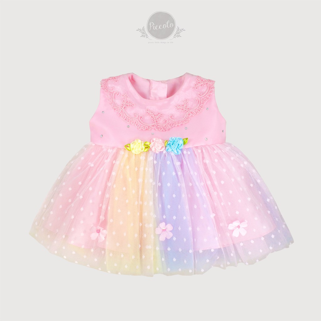 BB111P Baby Dress Baju  Pesta Gaun  Anak Bayi Newborn 