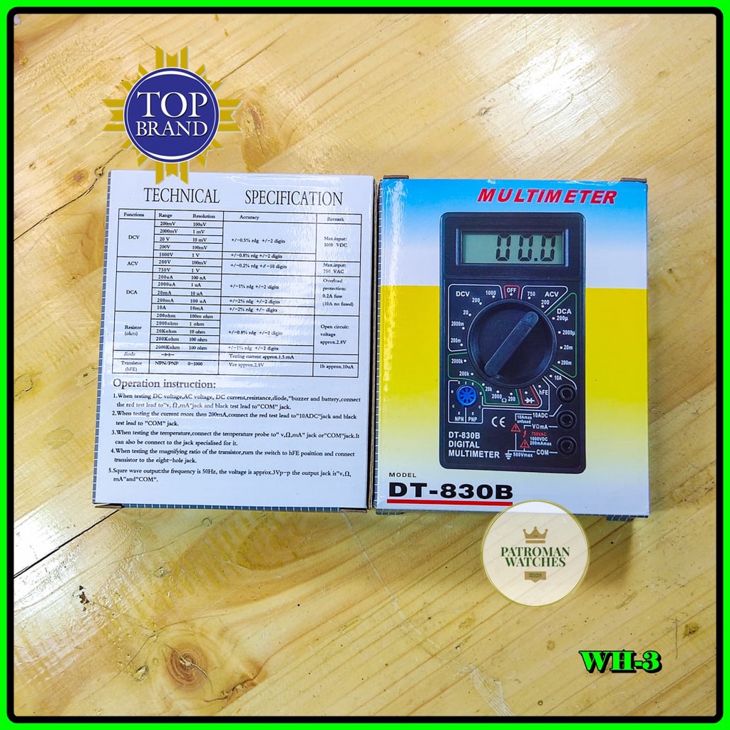 AVOMETER / MULTITESTER / MULTIMETER DIGITAL KUALITAS TERBAIK BARU