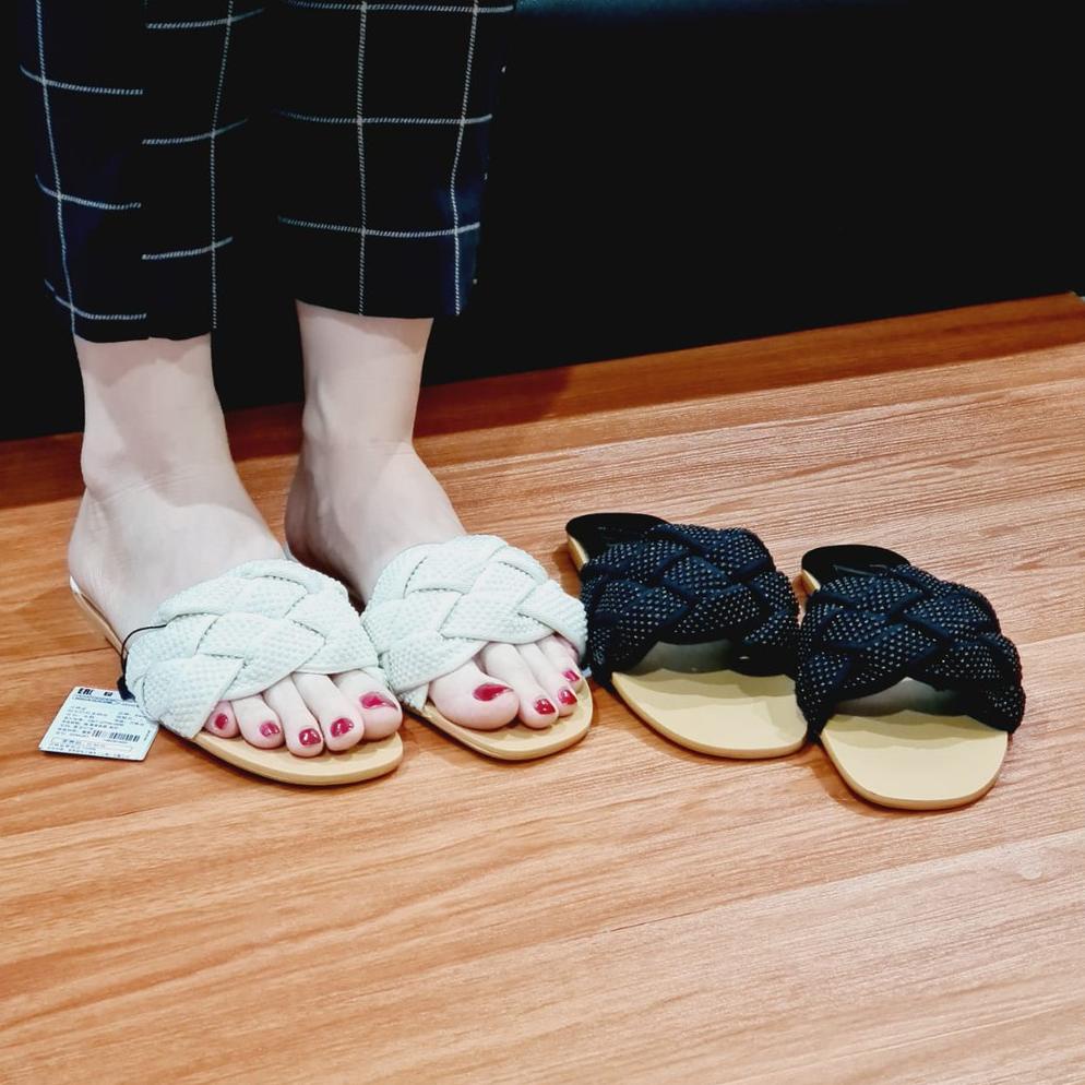 [KODE J992] SNL - Sandal Wanita Zara 537 Flat 1cm