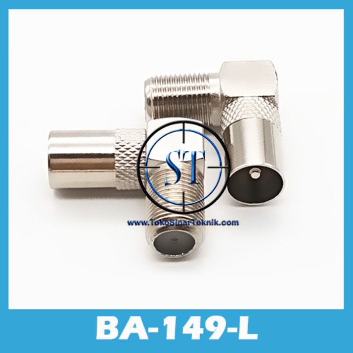 BA-149 -I Konektor Jack Antena L Drat to F Connector rg6 soket TV