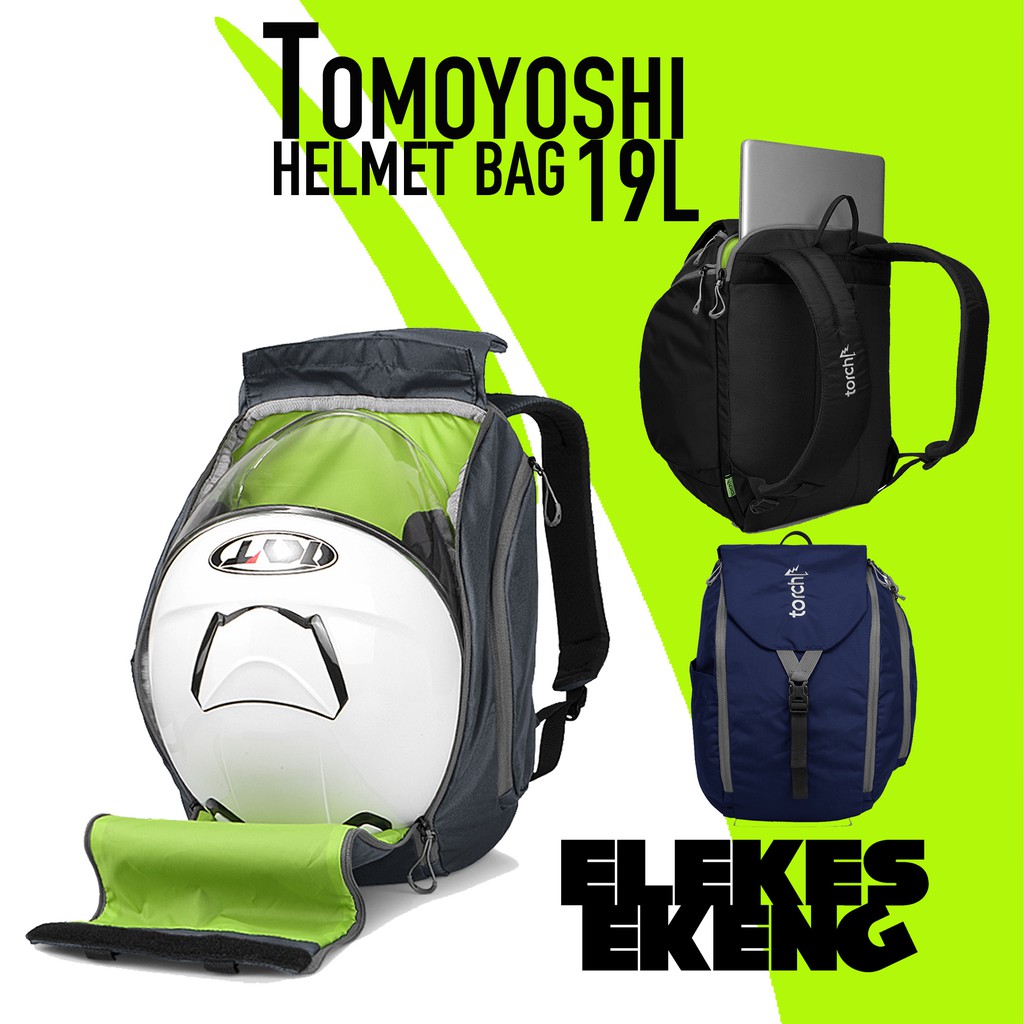 TAS HELM LAPTOP TORCH TOMOYOSHI / TORCH HELMET BAGS TOMOYOSHI 19 LITER