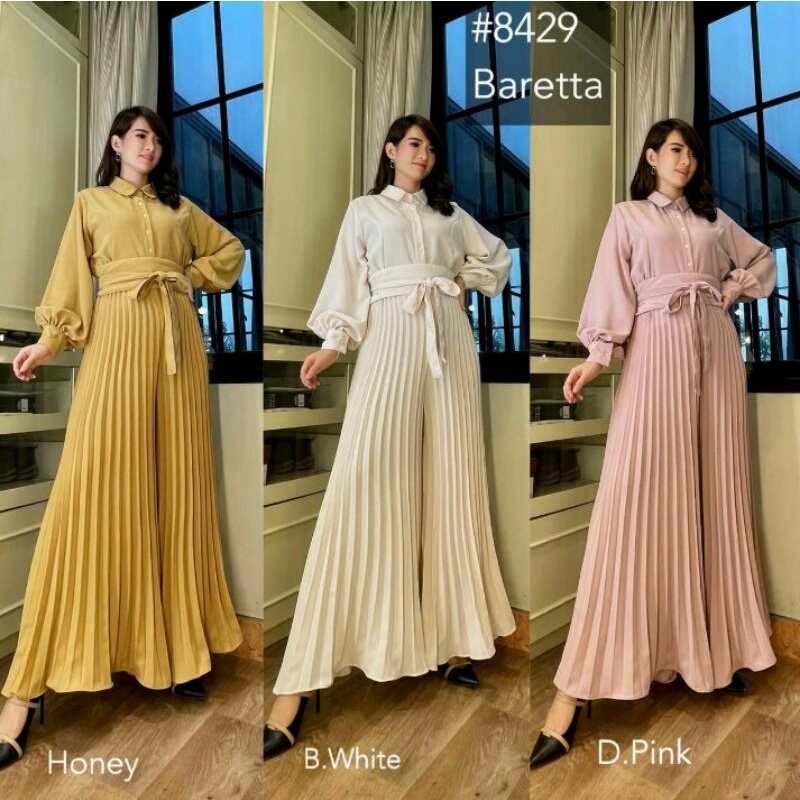 BARETTA JUMPSUIT  READYSTOK